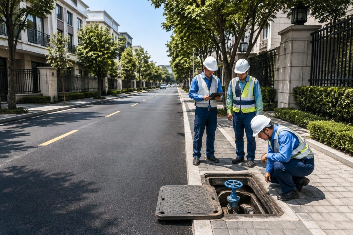 天津老旧供水管网更新后道路