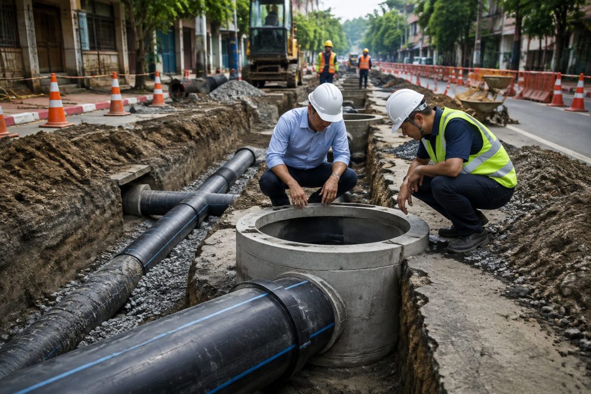 涟源中心城区污水管网提标一期：30.59公里管网，主干道路与背街小巷怎么一起改