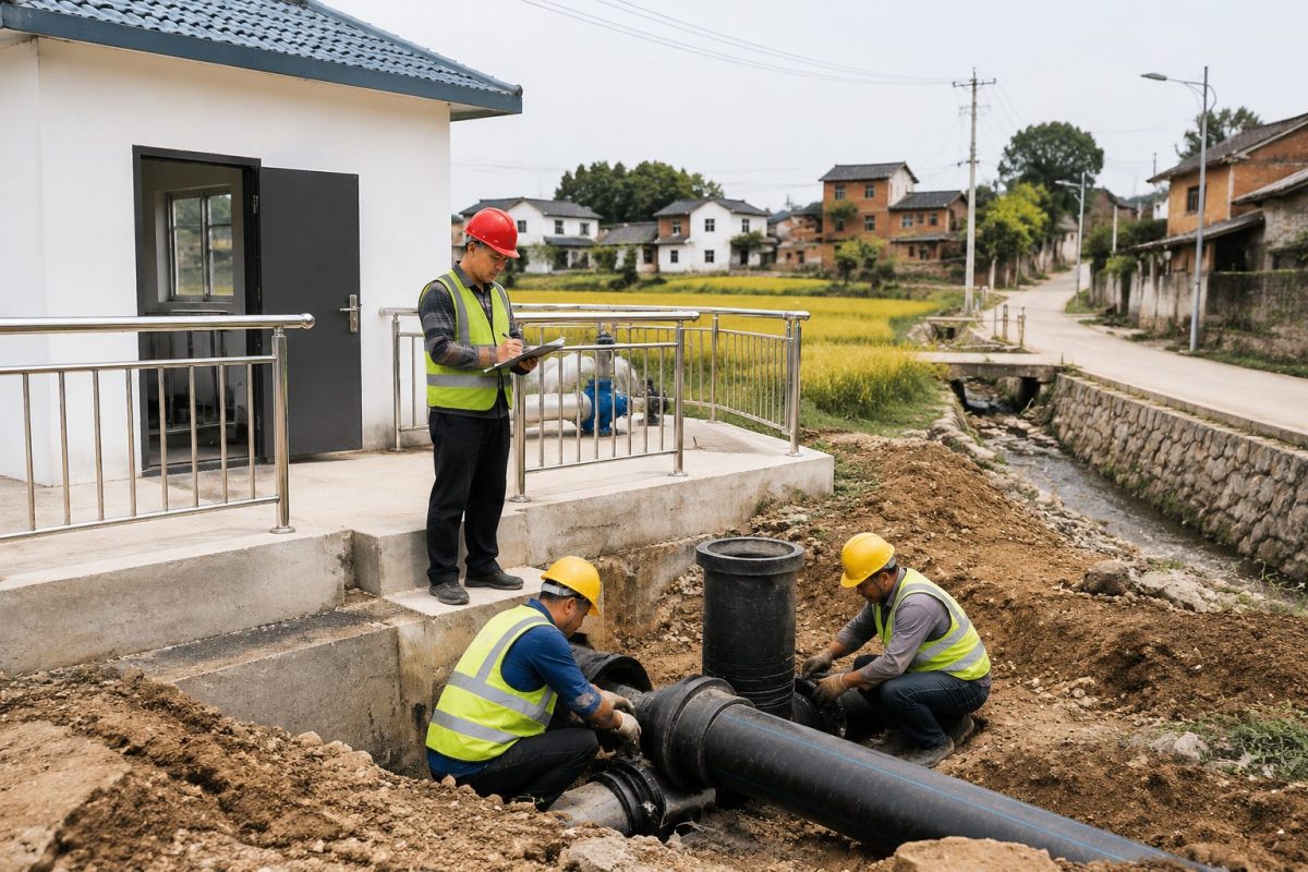 汨罗九镇污水厂网治理：管网、泵站、厂站为何必须分项目留住接口证据
