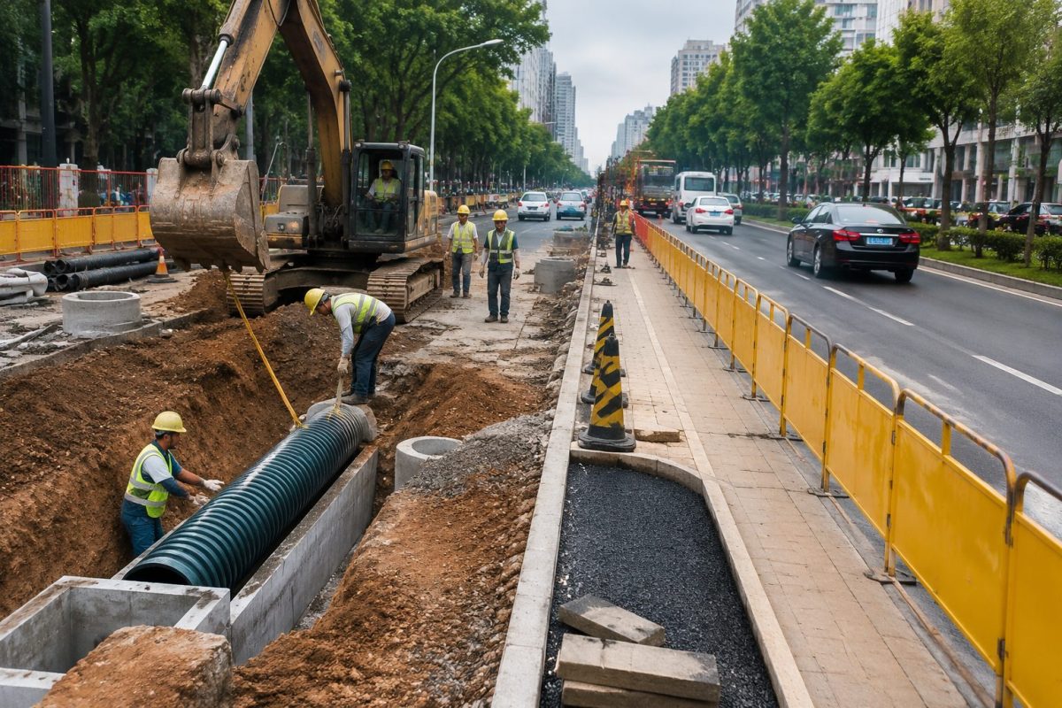 桃江六条道路雨水管网改造：15930米不是一条线，逐路分账才能把交通影响降下来