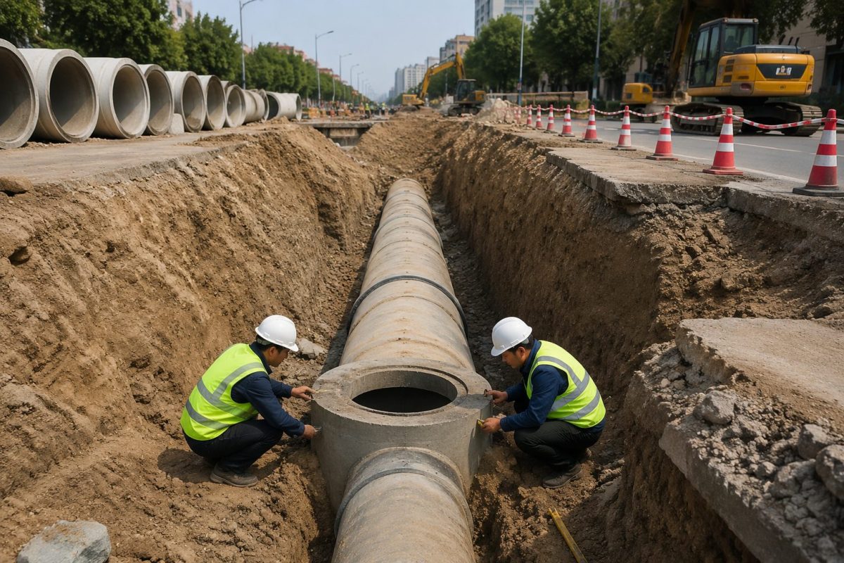 桃江曾家坪片区排水管网：10.75公里雨水更新，先把大中小口径的接力关系理顺