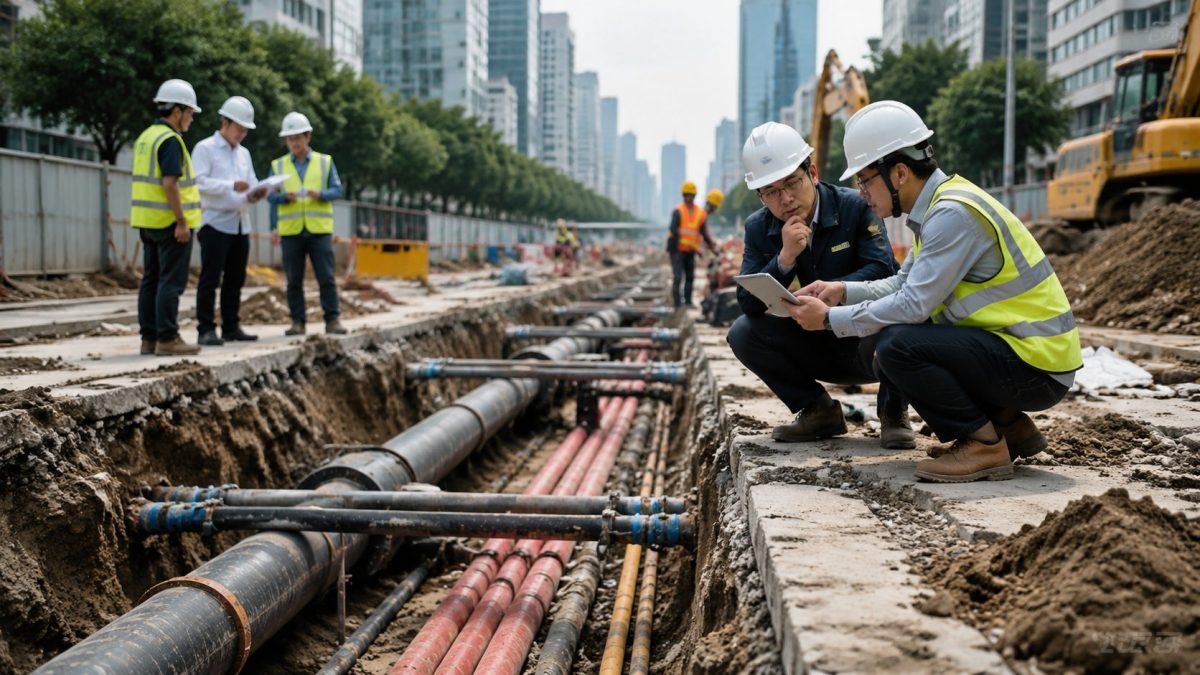 城市更新落到地下：一条道路下的管线工程，怎样拆成能交付的施工单元