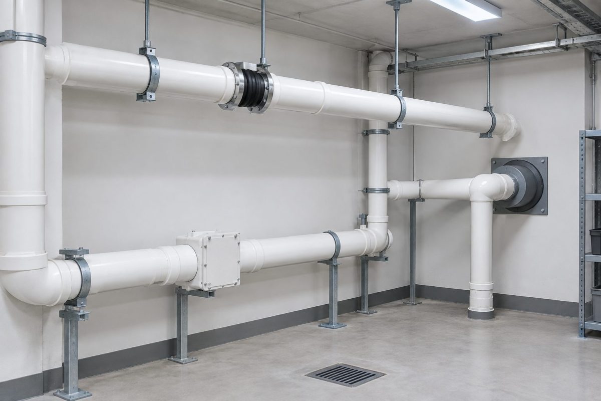 PVC-U排水管伸缩节怎么留?温差和建筑沉降要在接口处释放